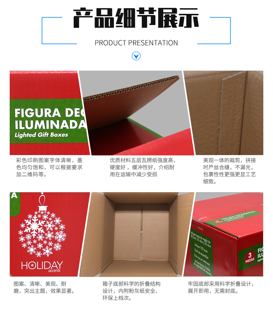 圣诞节礼物沐鸣2注册彩箱产品细节
