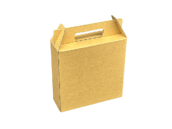 手提瓦楞纸盒扁方形可折叠环保沐鸣2注册盒
